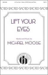 Lift Your Eyes SATB choral sheet music cover